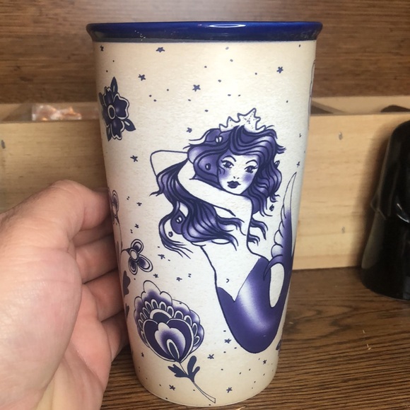 Starbucks tattoo mermaid 12 oz ceramic cup 2016 - Picture 2 of 8